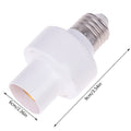 E27 Radar Induction Lamp Holder White Ceiling Light Bulb Fixing Base Qme A