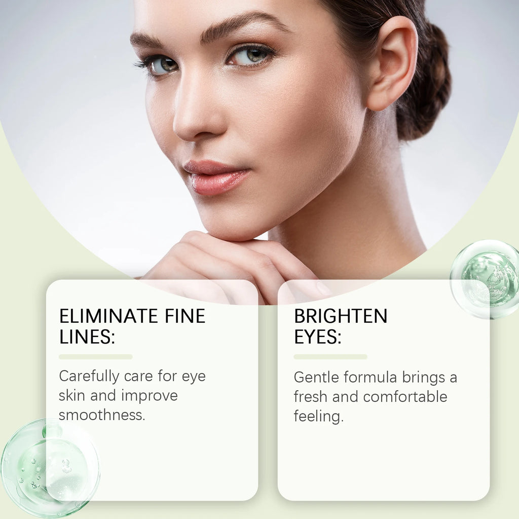 Collagen Eye Serum Cream Anti Dark Circles Eye Bags Eyes Puffy Repair Brightening Tighten Lifting Moisturizing Under Eye Roller Qme