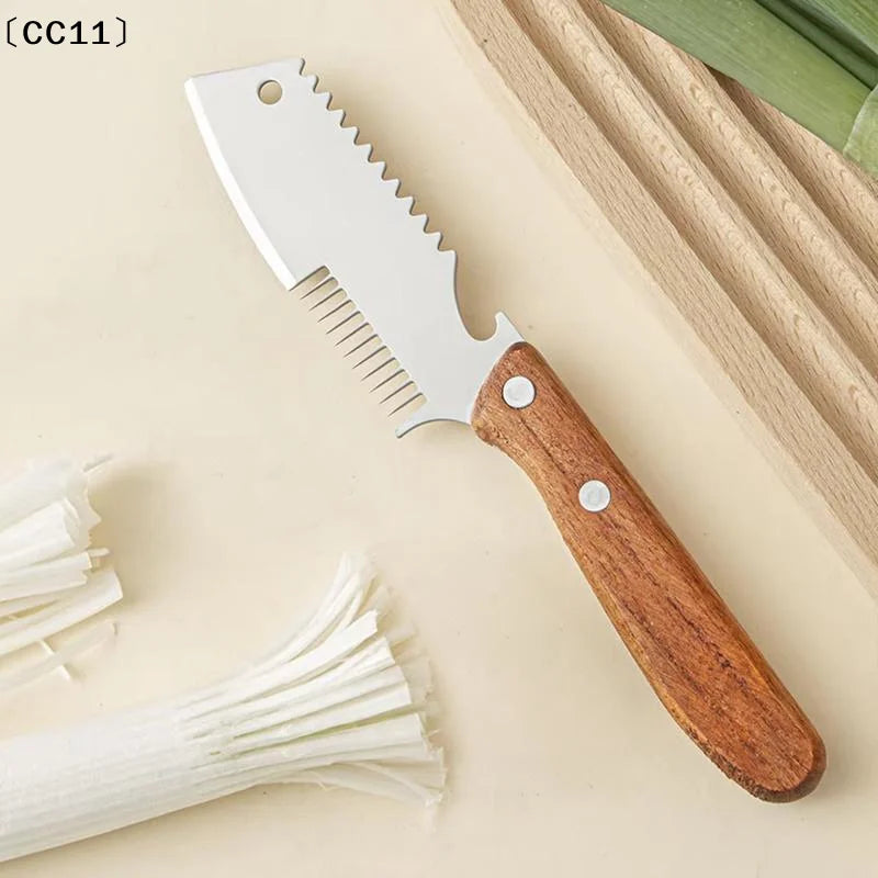 Stainless Steel Knife Head Cutting Scallions Strips Scaling Fish Qme