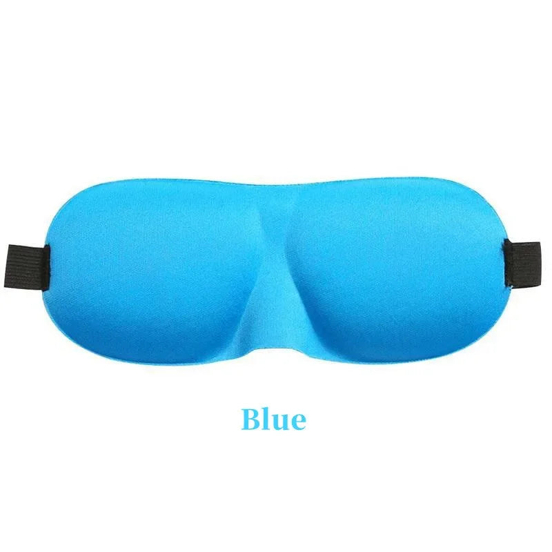 Eye Patch Women Men Soft Portable Blindfold Travel Sleep Eyepatch 3D Sleep Mask Natural Sleeping Eye Mask Eyeshade Cover Shade Qme Blue