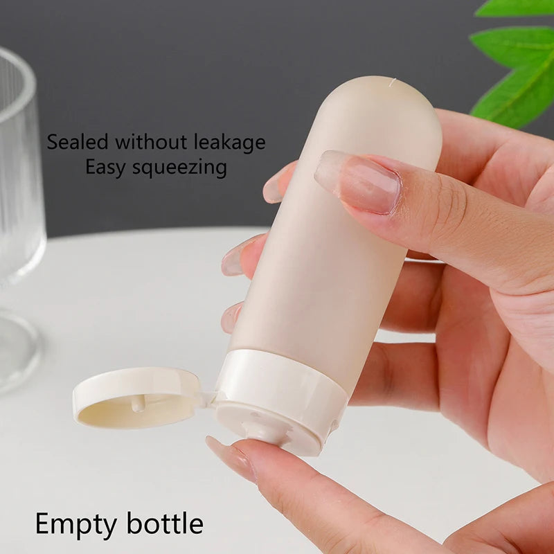 Leak-proof Travel Bottle Portable Squeeze Container Lotion Facial Qme