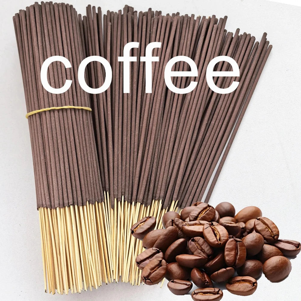 High-Grade Coffee-Scented Incense Sticks, Made of Natural Fragrance Powder, a Must-Have for Home with Long-Lasting Fragrance Qme