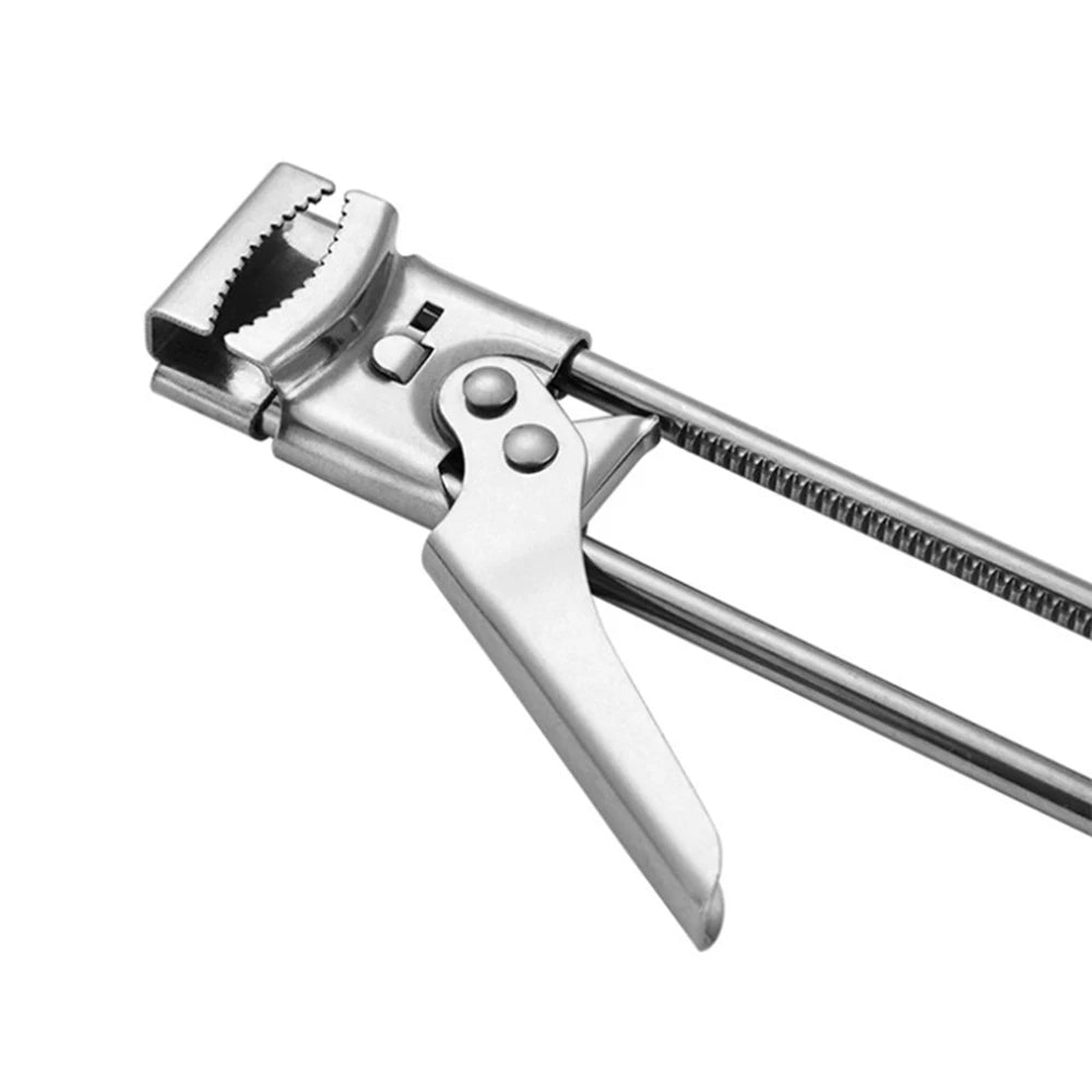 Adjustable Multi-Function Bottle Opener Stainless Steel Lids Off Jar Opener Labor-Saving Screw Can Opener For Kitchen Tools Qme