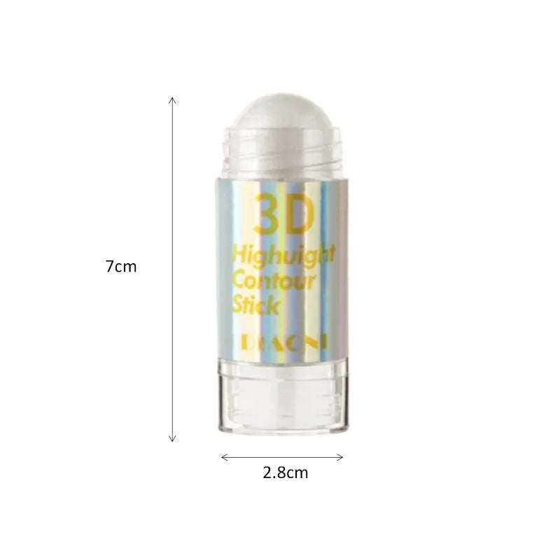 6 Colors 3D Face Brighten Highlighter Bar Cosmetic Contour Bronzer Qme