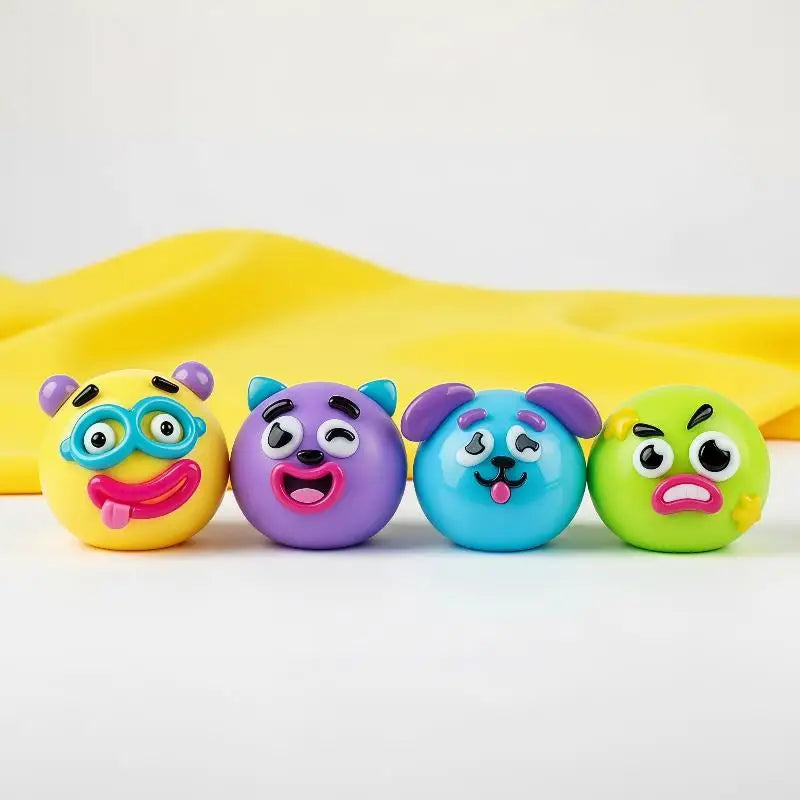 Stress Relief Squeeze Toy Cute Dog Face Swap Slow Rising Soft Qme