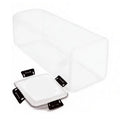 Bread Loaf Container Clear Airtight Box Lid Sandwich Holder Homemade Qme Black No drawers