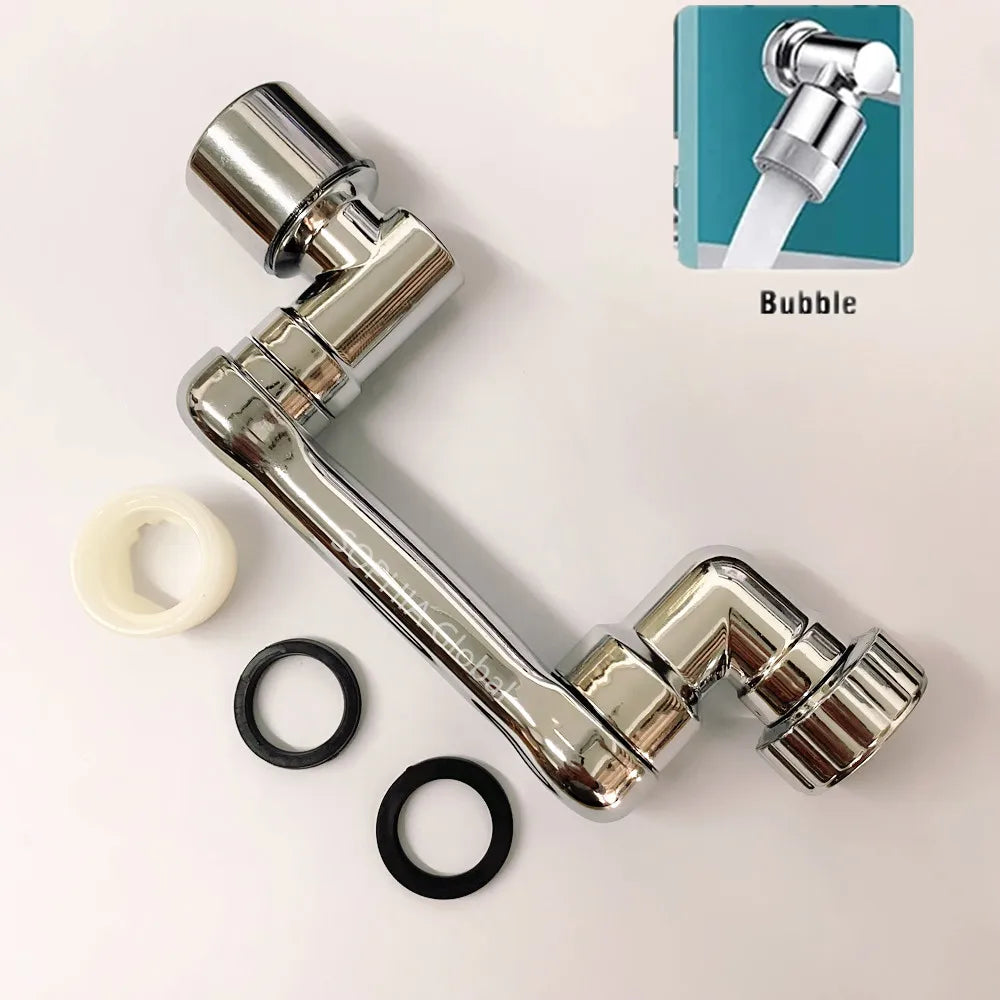 New 1080° Universal Rotation Faucet Sprayer Head For Washbasin Faucet Extender Splash Bubbler Nozzle Kitchen Tap 22/24mm Adaptor Qme 1080 one mode