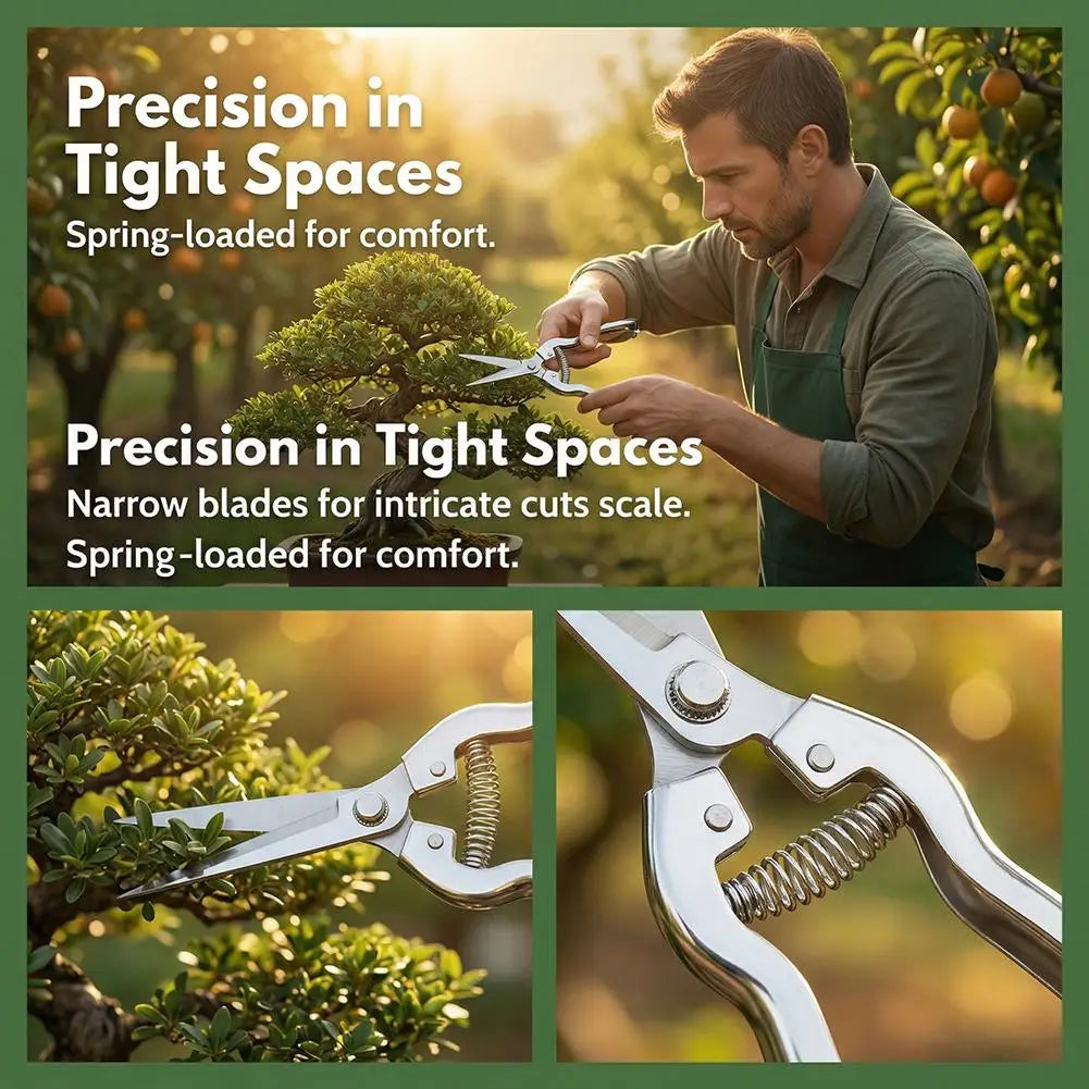 Pruner Pruning Shears Gardening Rose Plant Trimming Fruit Harvesting Qme