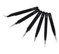 Antistatic Stainless Steel Tweezers Precision Maintenance Industrial Qme 6 piece 6 piece