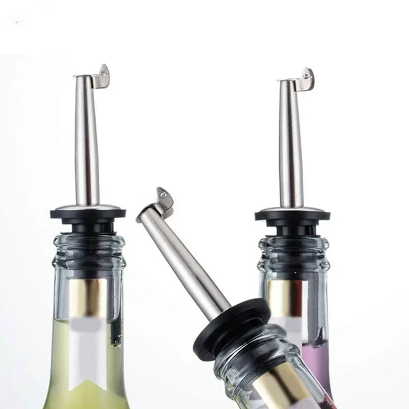 2PCS/lot Bottle Nozzle Pourer Oil/mouth with Bottle Stopper Cork Wine Bottle Red Dry Pot Plug Olive Dispenser Qme