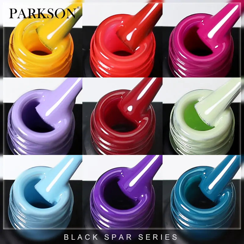 Parkson Colorful Nail Gel Polish Lacquer Soak Off UV LED Long Lasting Qme