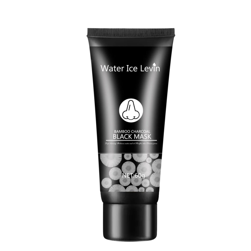 Bamboo Charcoal Mask Blackhead Remover Deep Facial Masks Deep Cleansing Purifying Peel Off Black Nud Shills Face Care Black Mask Qme A bottle