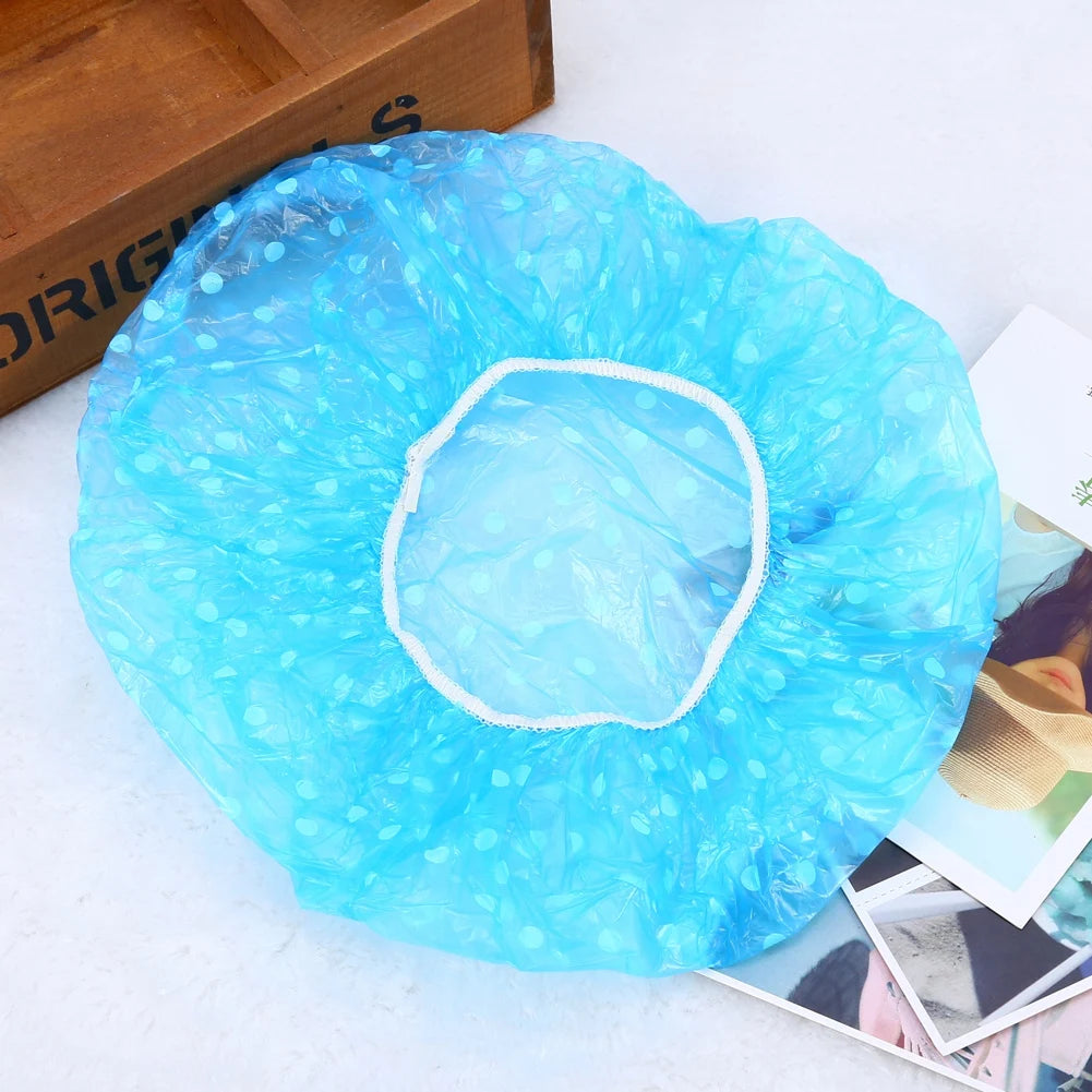 3pz Impermeabile Cuffia Doccia Elastico Per Capelli Shower Bath Hat Bath Hat Bathing Hat Waterproof Bath Hat Shower Bath Hat Qme