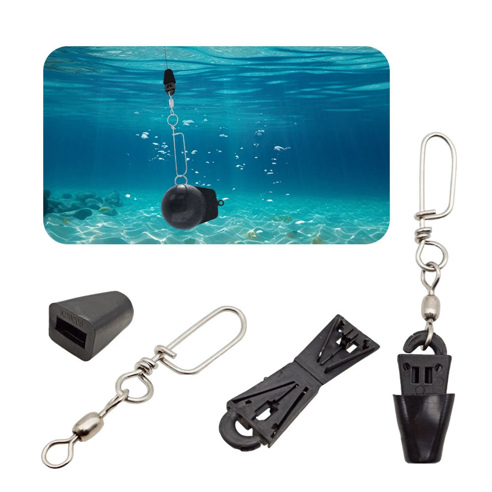 Fishing Downrigger Cable Connector Heavy Duty Line Terminator Downrigger Accessory Downrigger Connector for Salt and Freshwater Qme