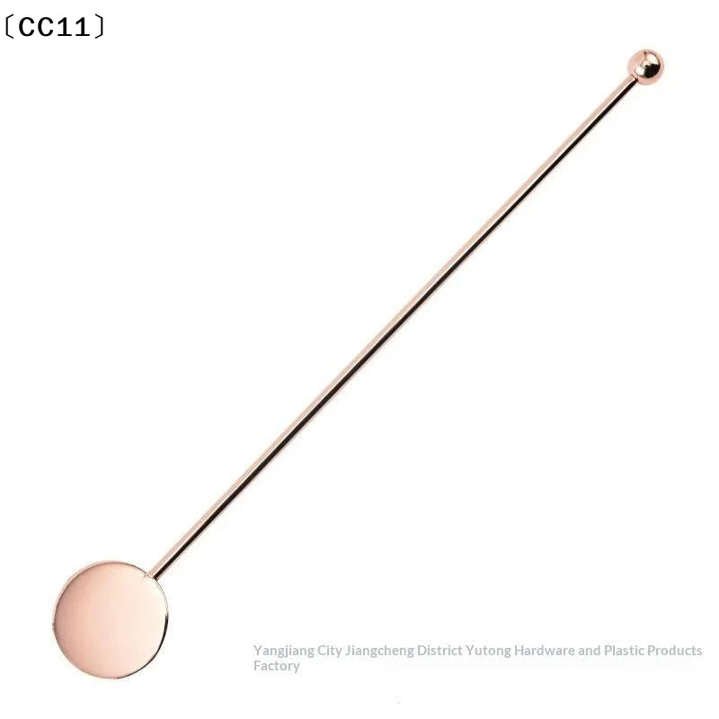 High-grade 304 Stainless Steel Stirring Sticks Elegant Swizzle Rods Qme