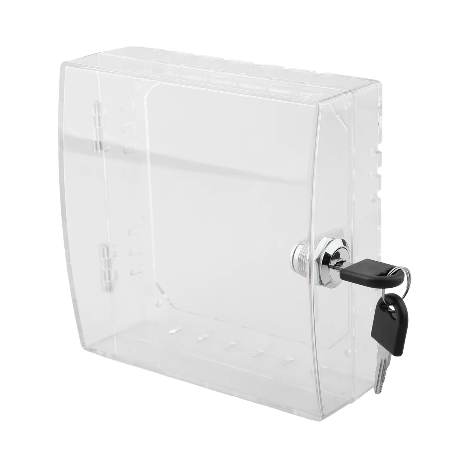 Transparent Thermostat Cover With Lock Acrylic Thermostat Lock Box With 2 Keys Ac Lock Box Cover Thermostat Guard For Home Qme