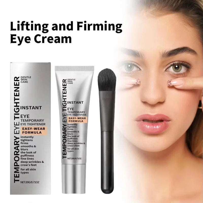 Instant Firm Eye Cream Instant Under Eye Tightening & Depuffing Cream, Helps Smooth Fine Lines & Reduce Puffiness Dark Circles Qme