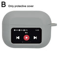 Headphones CASE For AirPods A9 Pro With Screen Corners Shockproof Anti-slip Full Cover Protective Case For AirPods A9 Pro Qme B
