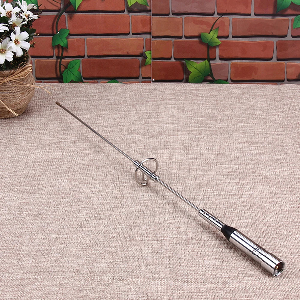 NR-770S VHF UHF Dual Band Mobile Ham Radio Antenna with PL Connector 145/435MHz Qme