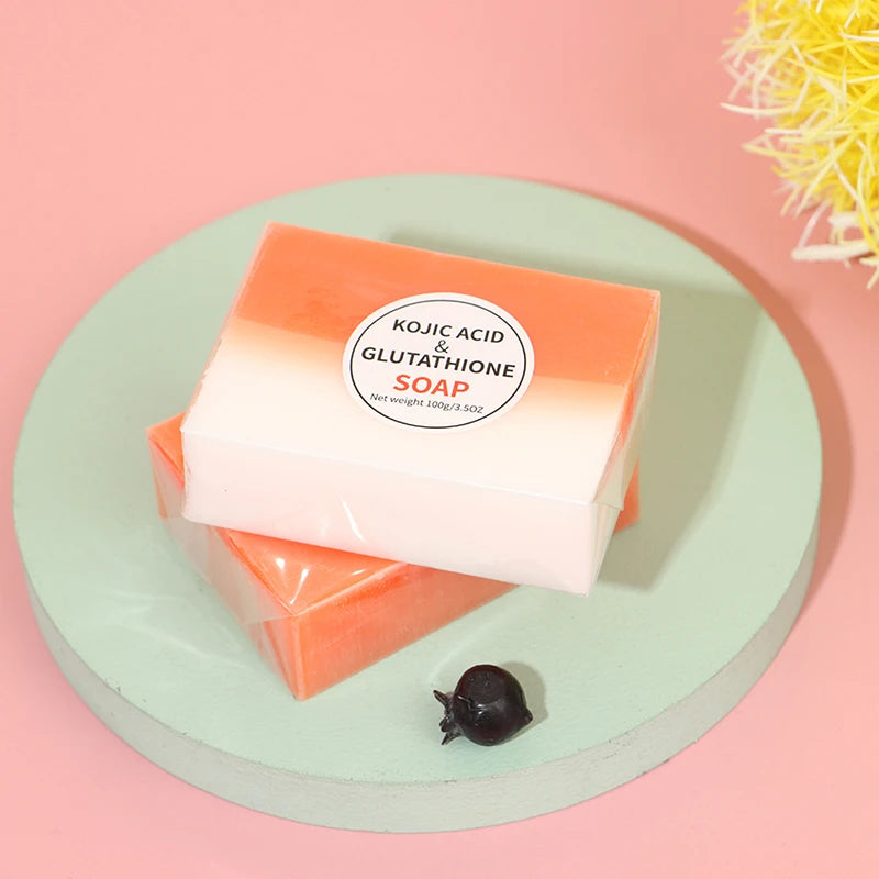Kojic Acid Soap Dark Black Skin Lightening Handmade Kogic Glutathione Qme
