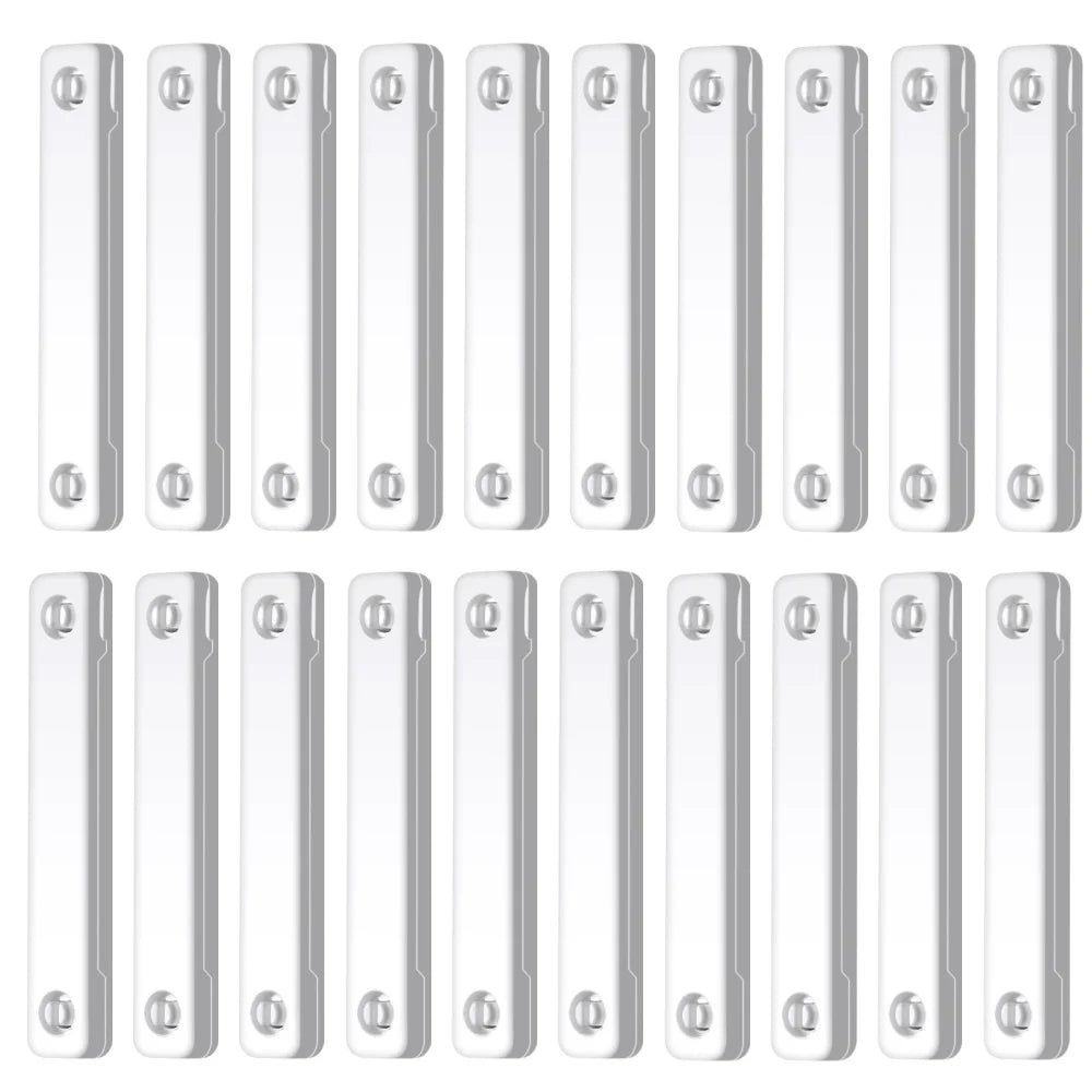 New Magnetic Window Screen Clip Prevention Insect Door Window Screen Netting Fixation Buckle Free-Drilling Installation Clip Qme White 20pcs