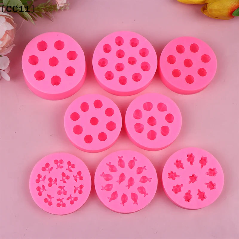 Silicone Fruit Molds Cake Decorating 3D Chocolate Fondant Decorative Qme