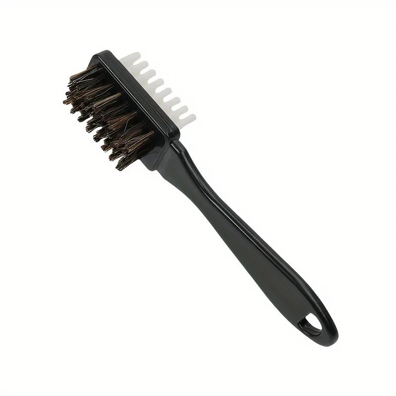 2 In1 Shoe Cleaning Brush Double Head Design Brush Plastic Handle Sneaker Boot Stain Dirt Remover Brush For Leather Canvas Shoes Qme