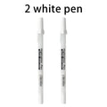 2-6pcs/set 0.8mm Highlight Pen Paint Marker Permanent Graffiti Metalic Marker Pens White Pen Writting Drawing Art Supplies Qme 2 white pen