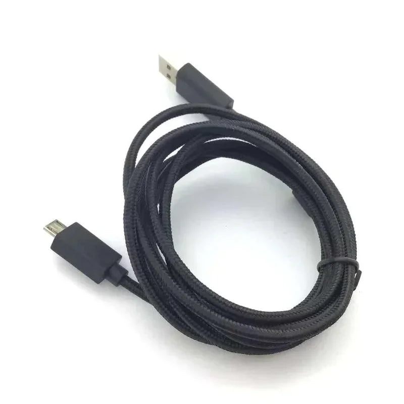Applicable Gaming Headset Cable, True Magnetic Ring, USB Audio Braided Wire, Call Light Up 2 Meters Qme