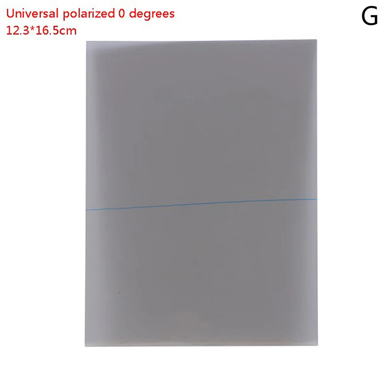 Various Sizes Polarizing Film Polarizer Watch Multimeter Calculator Qme G