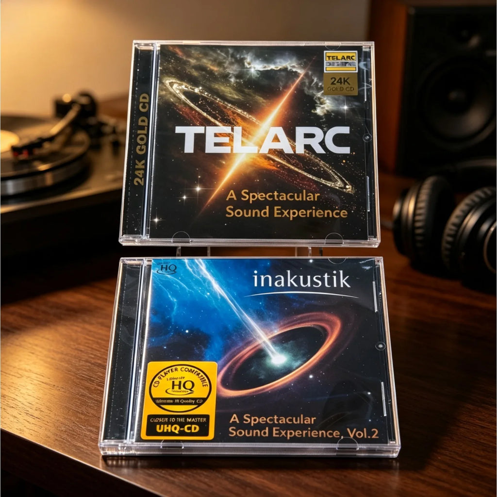 A Spectacular Sound Experience Vol.1+Vol.2 Set, Set or Single Available，Featuring Telarc 24K Gold CD Inakustik UHQ-CD Editions Qme 2CD