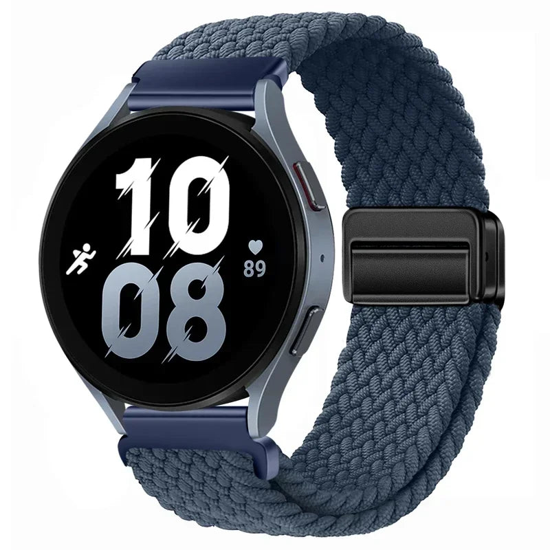20mm 22mm nylon strap For Huawei watch 4/GT4/2/3 Pro Amazfit GTR 4 Magnetic breathable watchbands For Samsung Galaxy watch 6 5 4 Qme