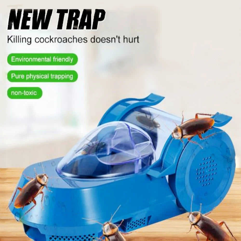 High-quaity Cockroach Trap Box Mini Car Shaped Roach Catcher Physical Baits Killing Cockroach Box Household Cleaning Tool Qme