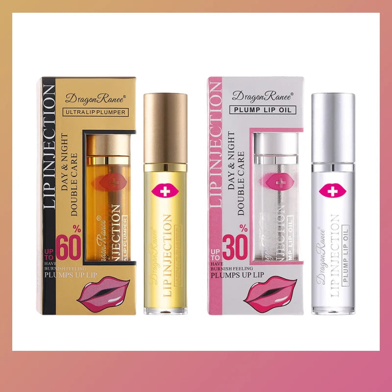 Instant Volumizing Lip Plumper Oil Enhancer Moisturizing Anti Wrinkle Gloss Sexy Care Plumping Serum Lipstick Hydrating Qme 1 set