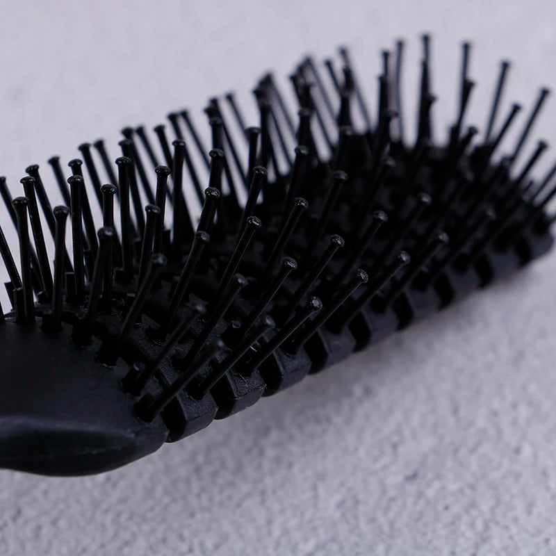 Men Plastic Vent Hair Brush Comb Anti-static Massage Care Ribs Qme one size