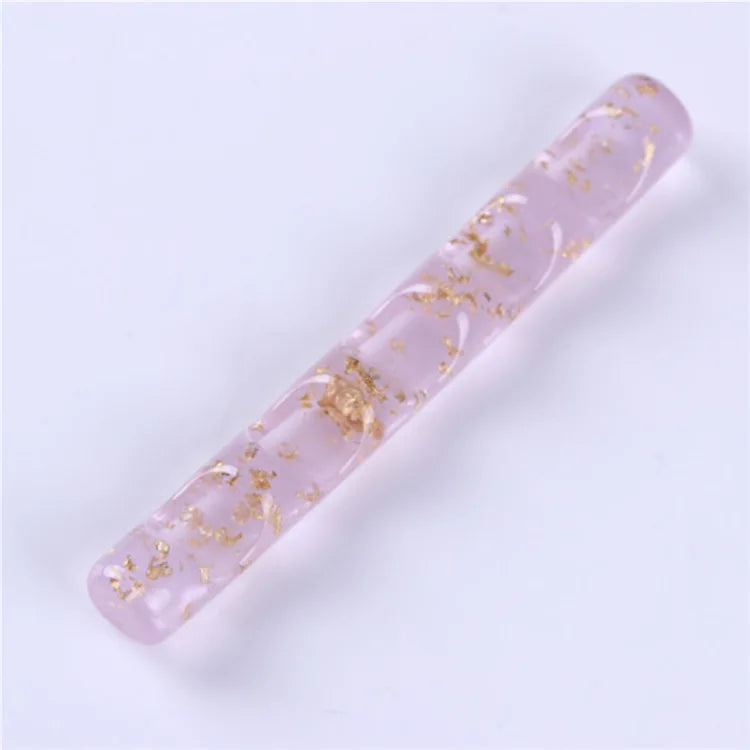 5Grid Nail Brush Holder Stand Salon Pen Rack Accessoire Brushes For Manicure Tool Acrylic Nail Art Brush Holder Carrier Storage Qme Gold Foil Purple