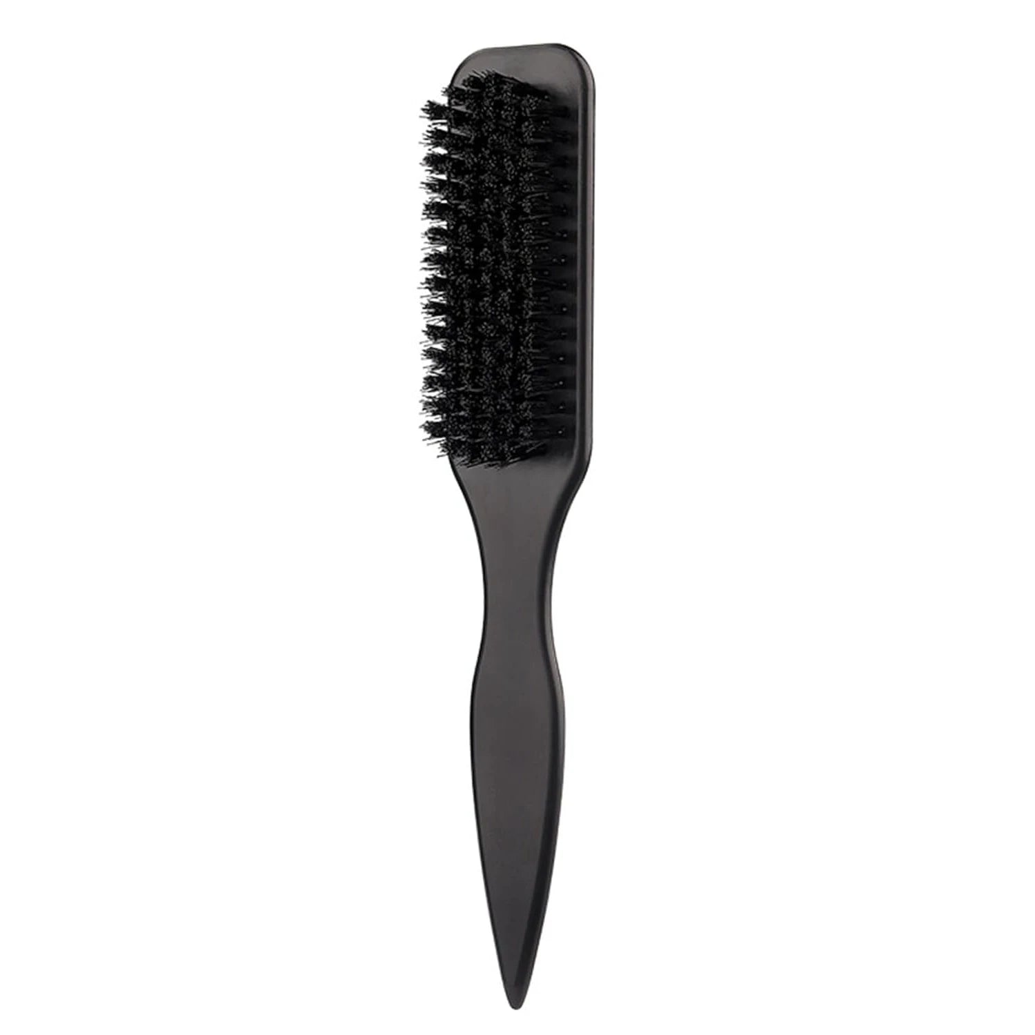 Men's Beard Brush Hair Clipper Boar Bristle Mustache Grooming Tool Qme Black