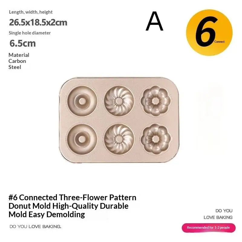6 9 12 Cavity Butter Bear Madeleine Cake Mold Baking Tray Oven Qme A