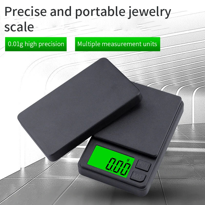 100 Mini Digital Scale Precision Electronic Pocket Jewelry Weight Qme 1000g 0.01g