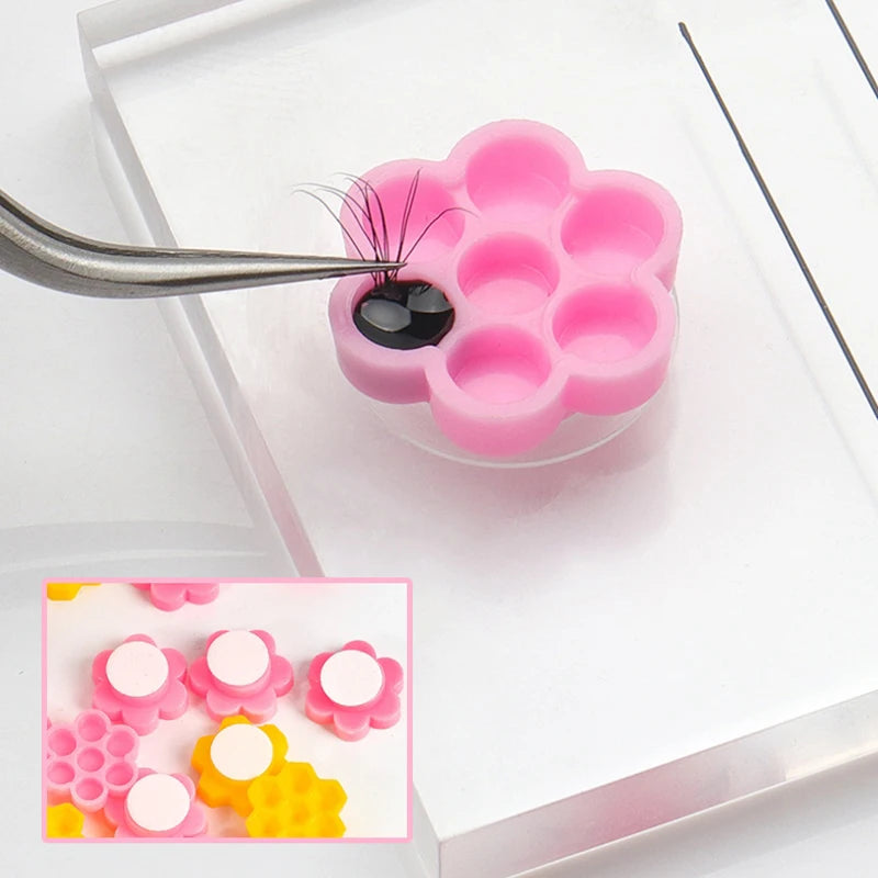 Box Self Adhesive Eyelash Extension Glue Cups Delay Cup Grafting Qme