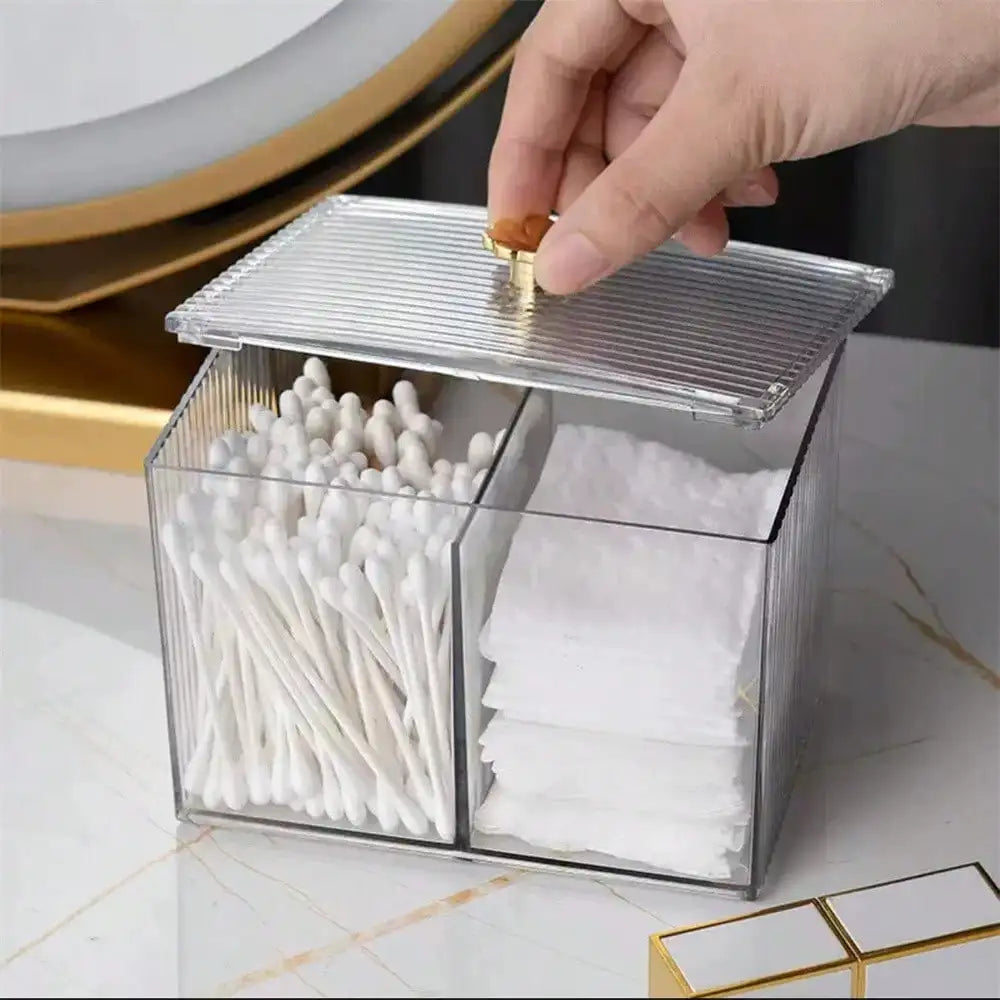 Makeup Cotton Receipt Box Remover Toothpick Thread Acrylic Desktop Qme