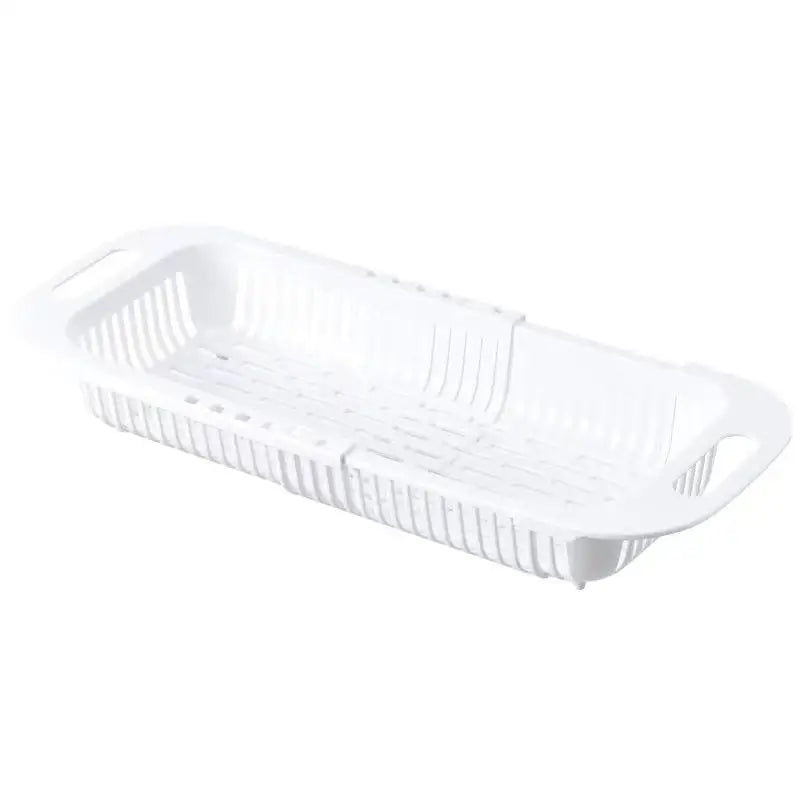 CC11 Retractable Sink Drain Rack Plastic Dish Chopsticks Household Qme A1