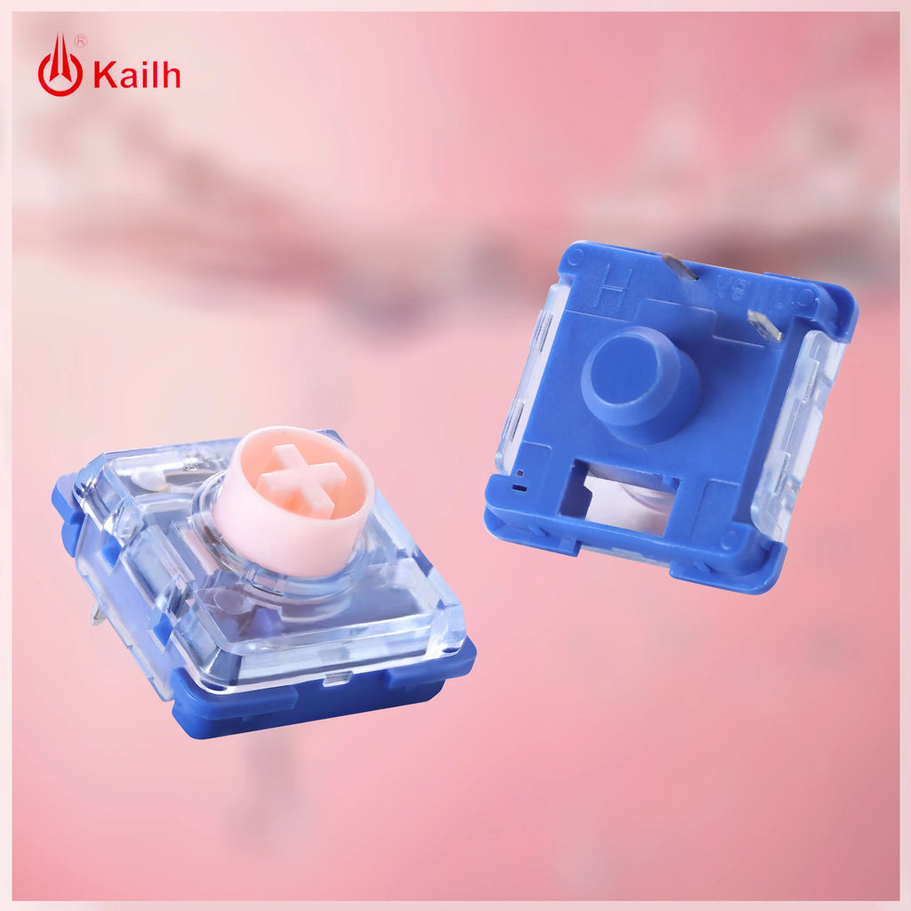 Kailh Low Profile Silent Mechanical Keyboard Switch Deep Sea Islet Pink MINI Linear Switch 35g For 1353Hitbox Gaming Keyboard Qme