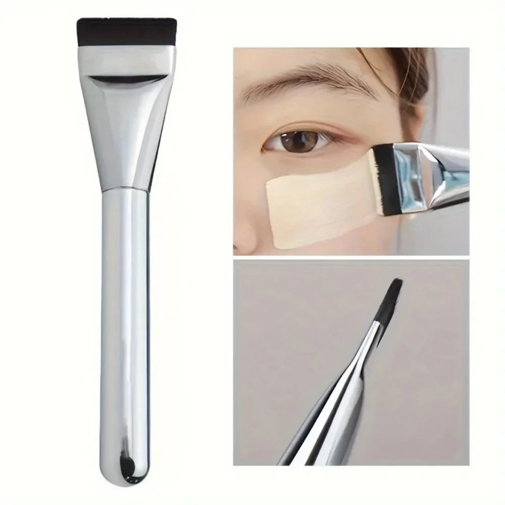 Foundation Brush Korean Makeup Brush Ultra-Thin One-Line Mask Brush Primer Concealer Blending Foundation Cream Makeup Brushes Qme