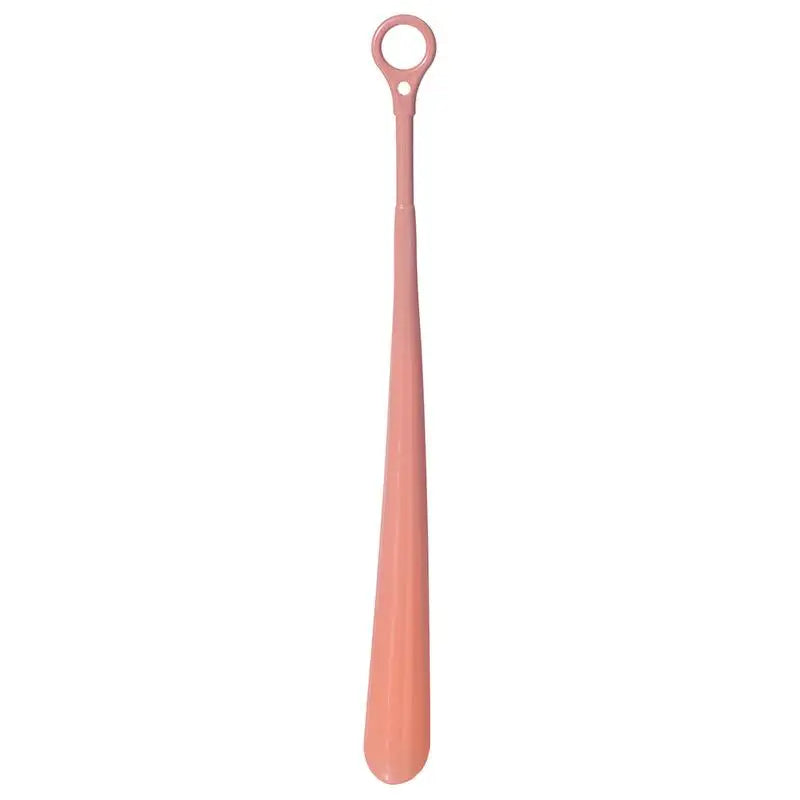 1 Woman Elderly Lazy People Shoe Horns Hangable Plastic Extra Long Qme