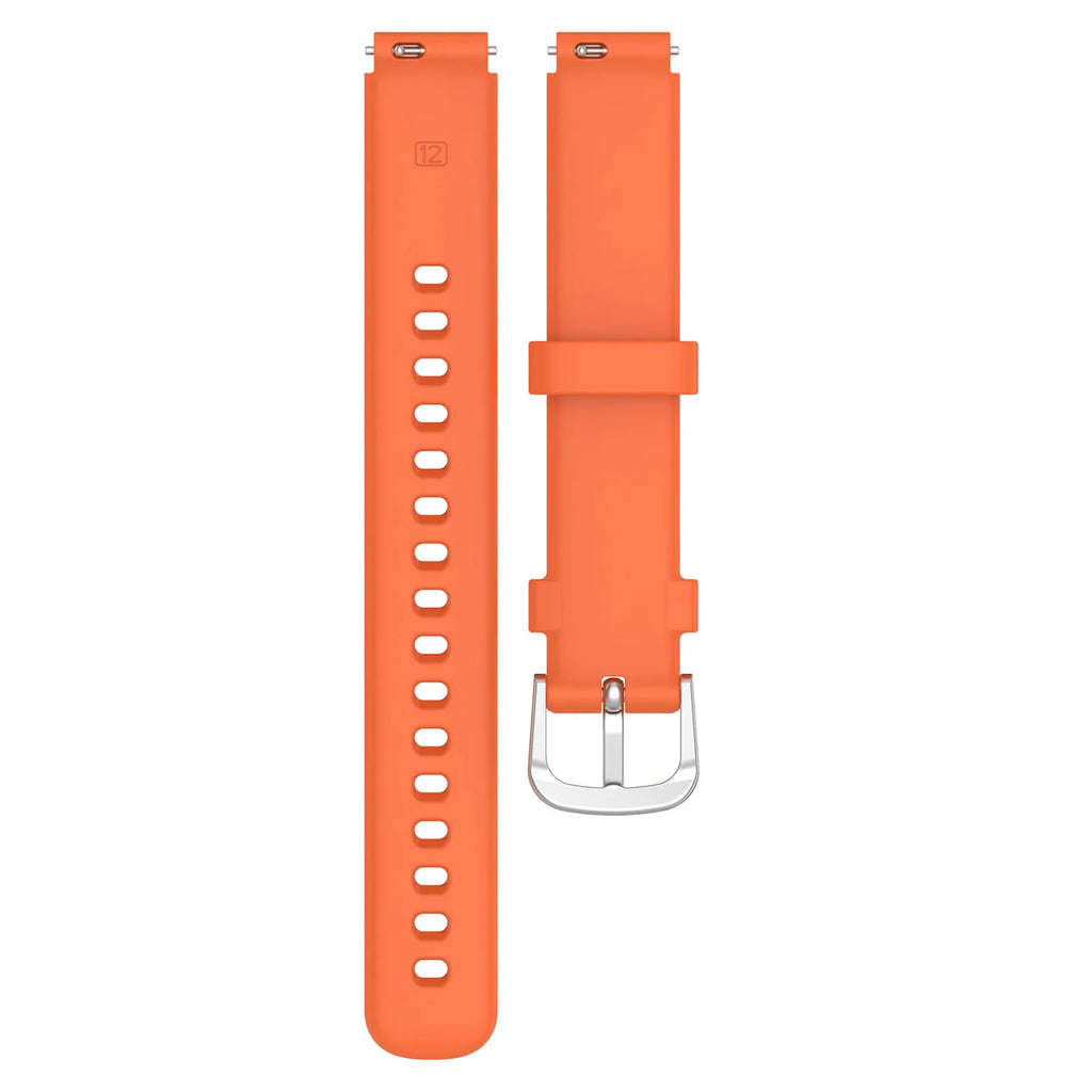Silicone Sport Watch Strap for Google Fitbit Air Fitness Tracker Sport Replacement Strap for Men Women Health Activity Tracker Qme Orange