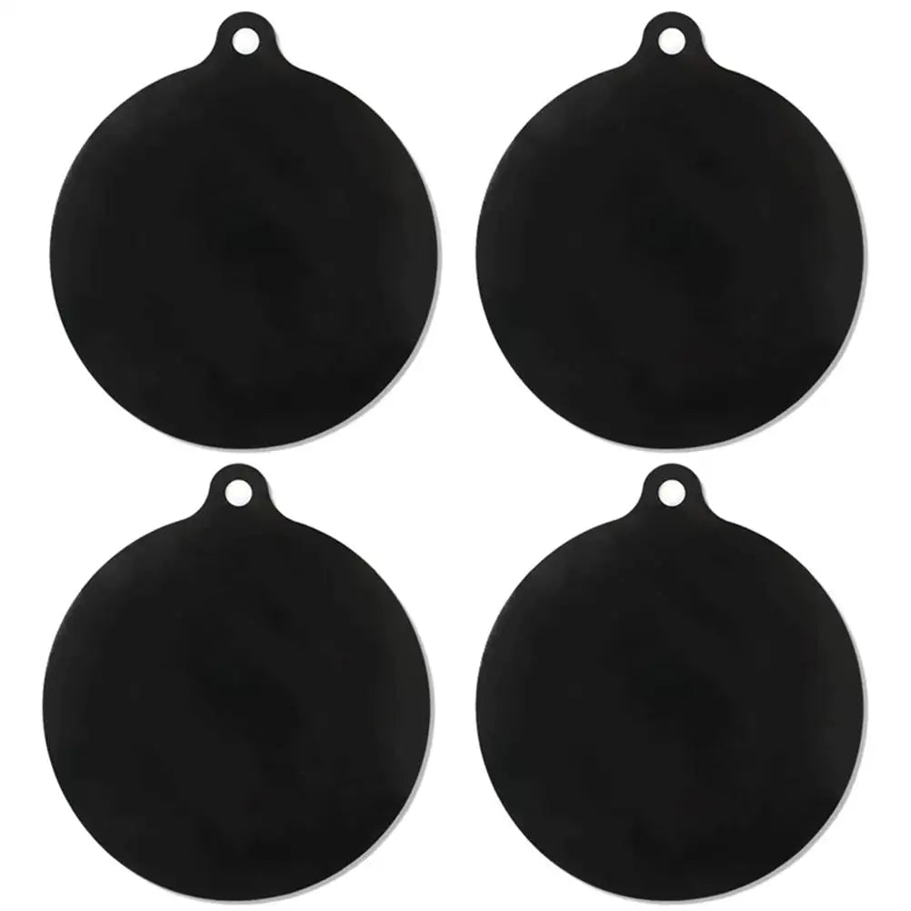4Pcs Electric Protector Silicone Anti Slip Mat High Temperature Resistance Heat Insulated Mat Heat Insulated Mat Qme 4PCS 220mm
