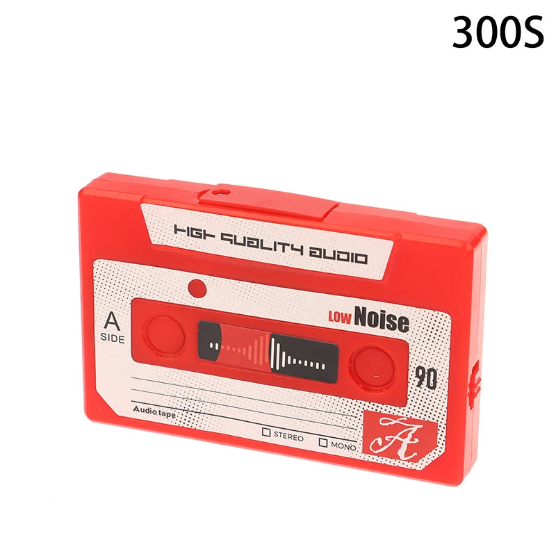 Creative Plastic Voice Recording Cassette Tape 60/300 Seconds Voice Recorder Greeting Card Small gifts Qme style 6