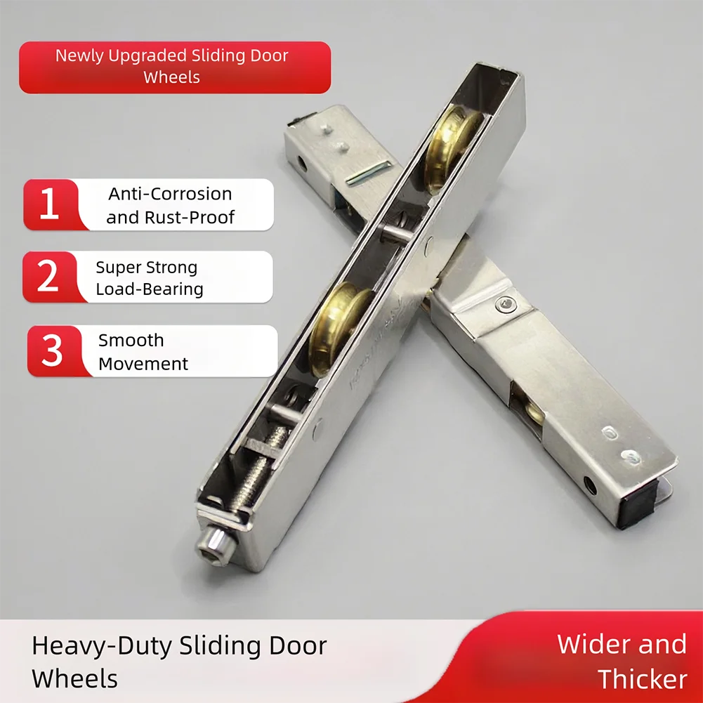 Door Window Pulley Sliding Roller Stainless Steel Balcony Mute Qme Default Title