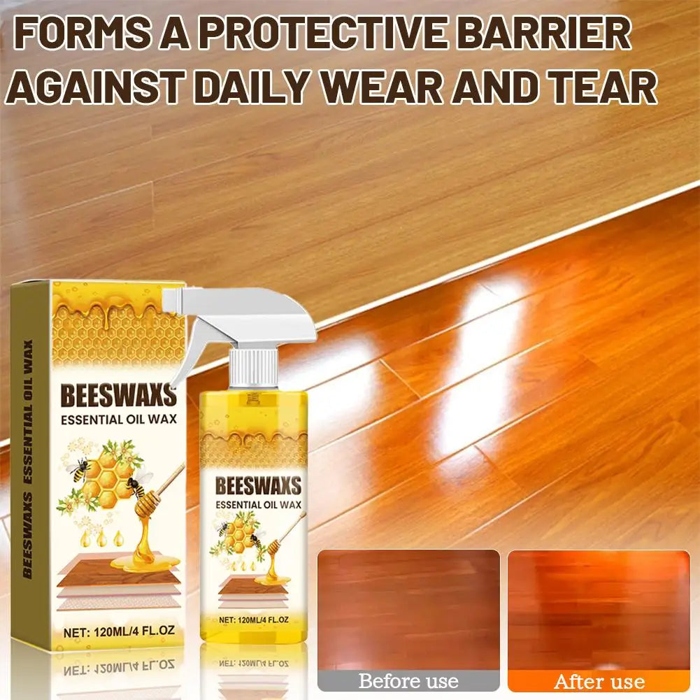 Beeswax Essential Oil Wax Wood Furniture Floor Restores Shine Care Qme